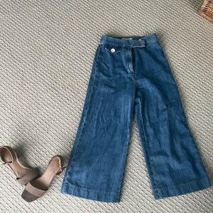 ZARA WOMAN crop denim